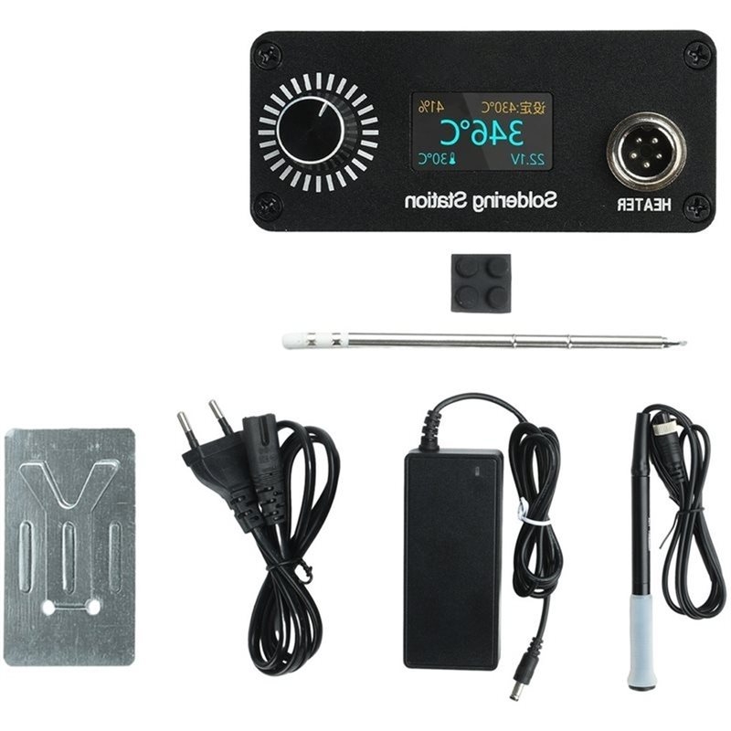 T12 Soldering Station Oled - 【A56X】T12 Przenośna Mini Cyfrowa Stacja Lutownicza