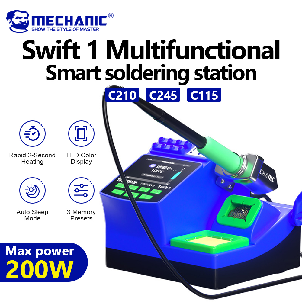 C210 Precision Soldering Station - Stacja lutownicza MECHANIC Swift 1 Digital,