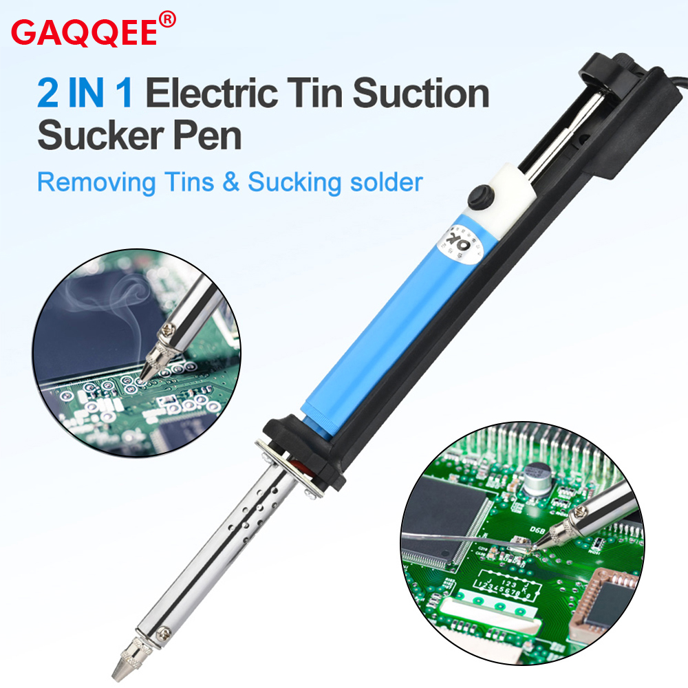Desoldering Pump Electric Vacuum Station - AC 110V/220V elektryczny cyna ssąca Sucker