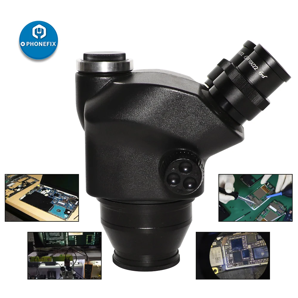 Trinocular Stereo Microscope 7X-45X - 2020 czarny 3.5X-90X 7X-45X trinokularowy mikroskop