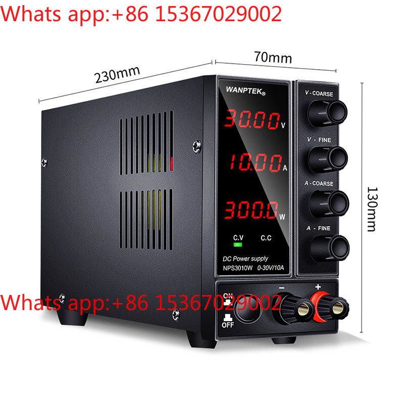 High Precision Dc Power Supply 30V 10A - Zasilacz DC NPS3010W Regulowany 30V 10A