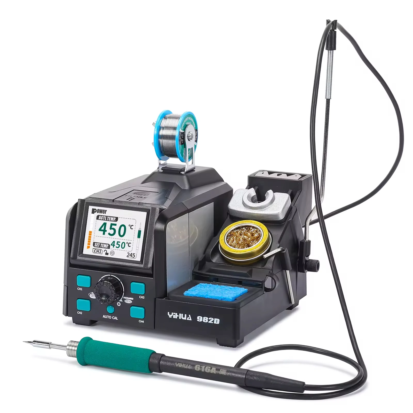 C210 Precision Soldering Station - Stacja lutownicza cyfrowa 982D z szybkim