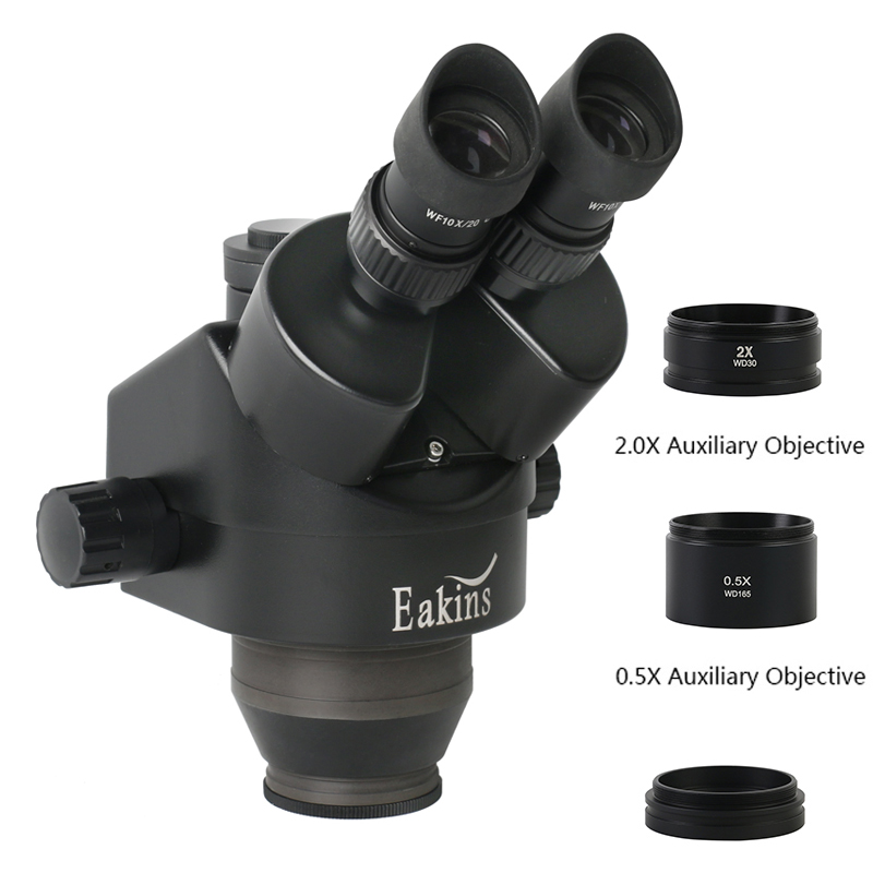 Trinocular Stereo Microscope 7X-45X - 3.5X 7X 45X 90X Trójokularowy mikroskop