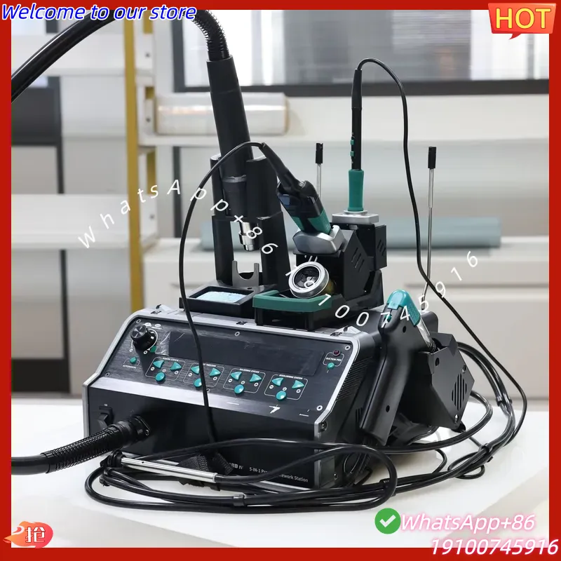 Desoldering Pump Electric Vacuum Station - 2026 Gorąca Nowość YIHUA-948D IV 5-w-1