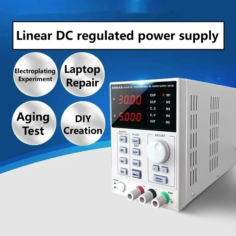High Precision Dc Power Supply 30V 10A - Zasilacz liniowy DC regulowany 30V 60V