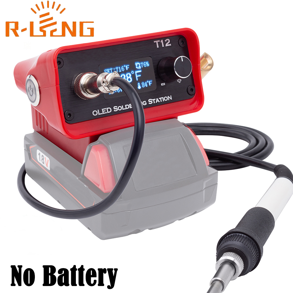 T12 Soldering Station Oled - Stacja lutownicza OLED T12 regulowana stacja