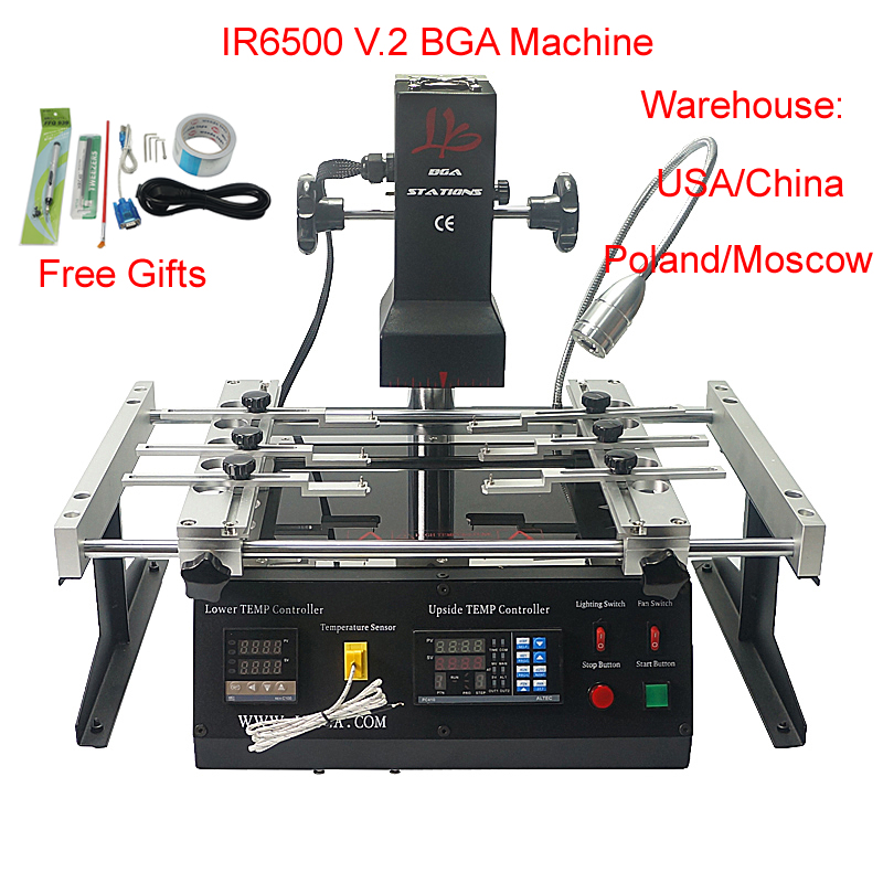 Infrared Bga Rework Station - Stacja lutownicza 2 strefy IR6500 V.2