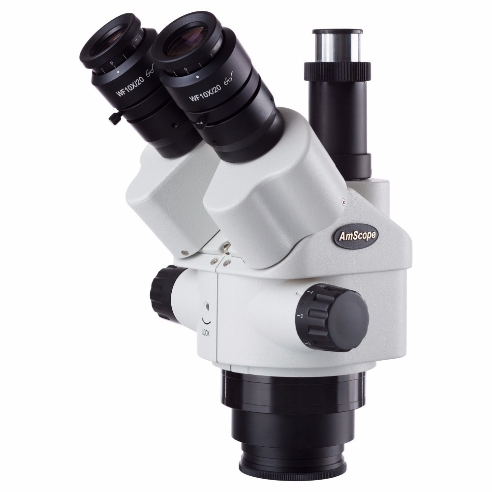 Trinocular Stereo Microscope 7X-45X - AmScope 7X-45X Symulacyjny Obiektyw Trinokularny Mikroskop