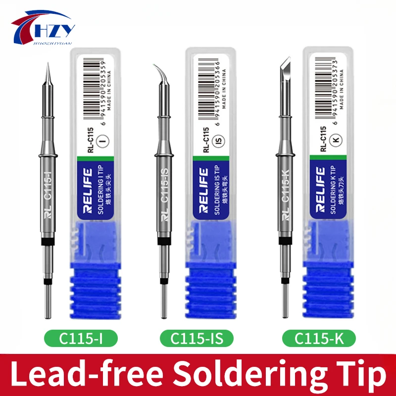 C115 Nano Soldering Iron Station - RELIFE C115-K/I/IS Nano-level Uniwersalna końcówka lutownicza