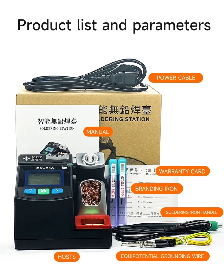 C210 Precision Soldering Station - Stacja lutownicza XZZ FX-210 Super Precision