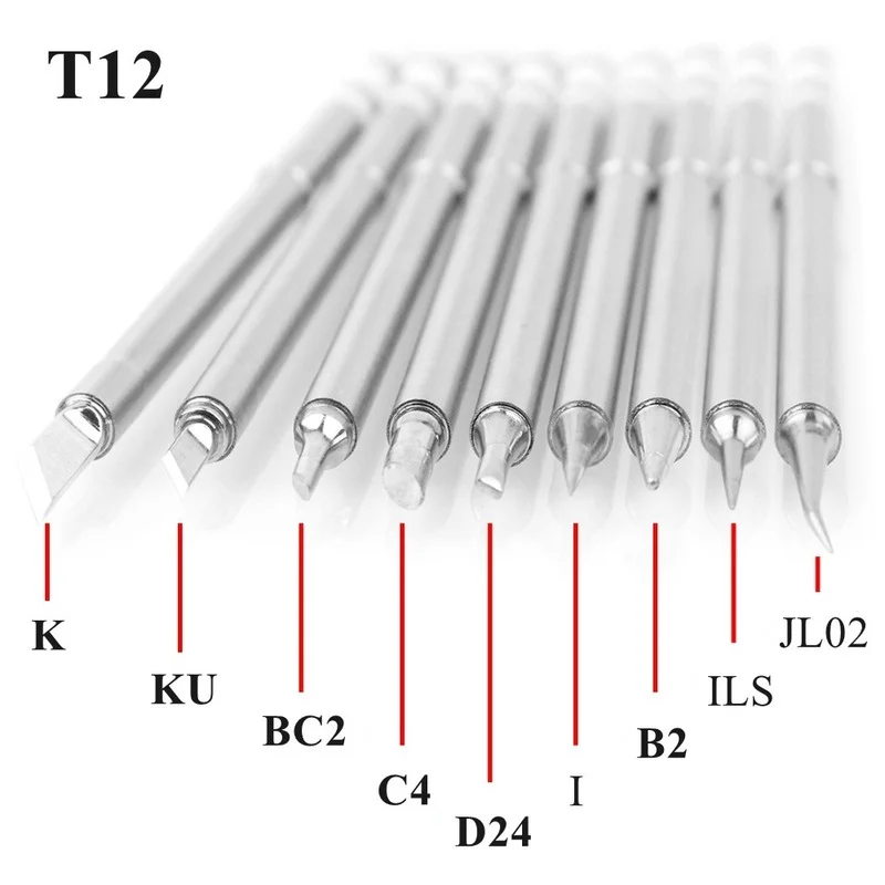 T12 Soldering Station Oled - Końcówki do lutownicy T12 seria T12