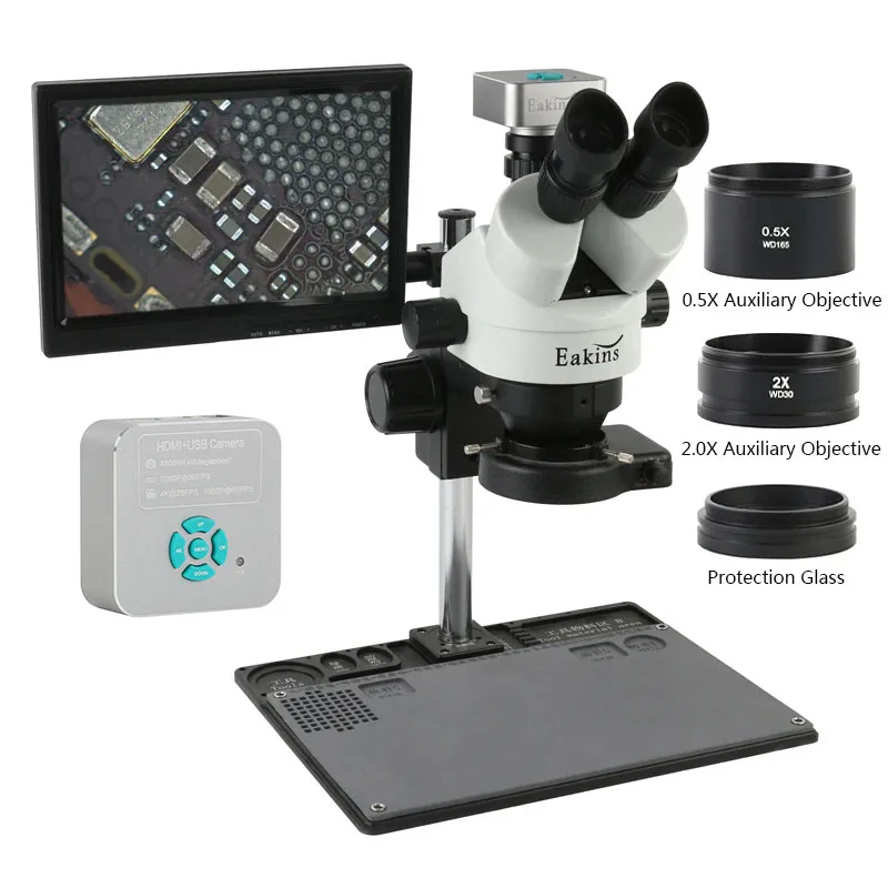 Mikroskop stereoskopowy trójok – Simul-Focal Industrial Microscope 4K Hdmi recenzja i cena