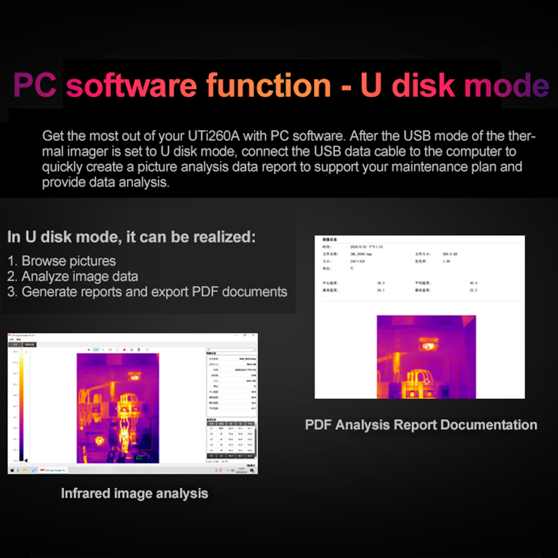 Kamera termowizyjna UNI-T UTI2 – Thermal Imaging Camera Pcb Repair recenzja i cena