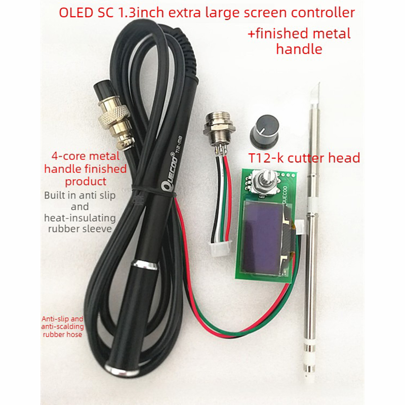 Zestaw kontrolera stacji lutow – T12 Soldering Station Oled recenzja i cena