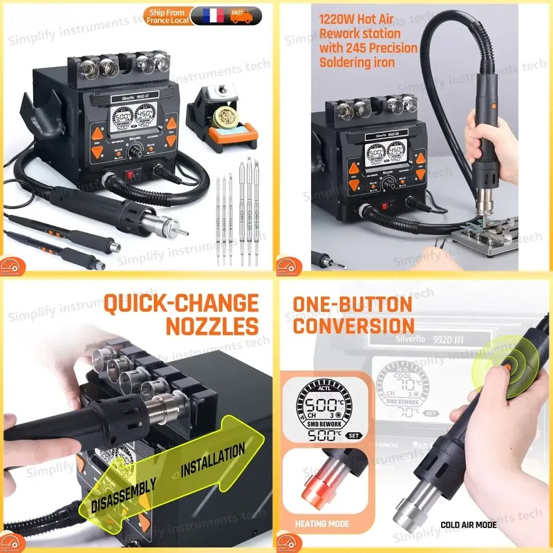 Stacja lutownicza Silverflo 99 – C210 Precision Soldering Station recenzja i cena