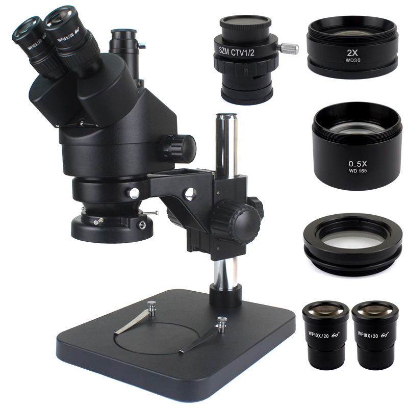 Laboratorium naprawy PCB do lu – Trinocular Stereo Microscope 7X-45X recenzja i cena