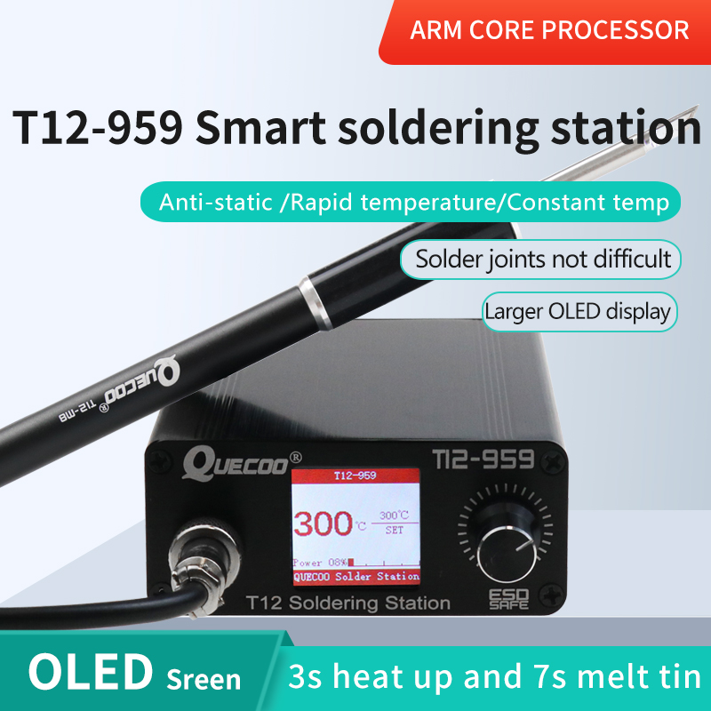 Stacja lutownicza T12-959 V5.1 – T12 Soldering Station Oled recenzja i cena