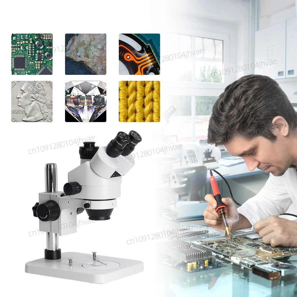 Nowy mikroskop stereoskopowy 3 – Trinocular Stereo Microscope 7X-45X recenzja i cena