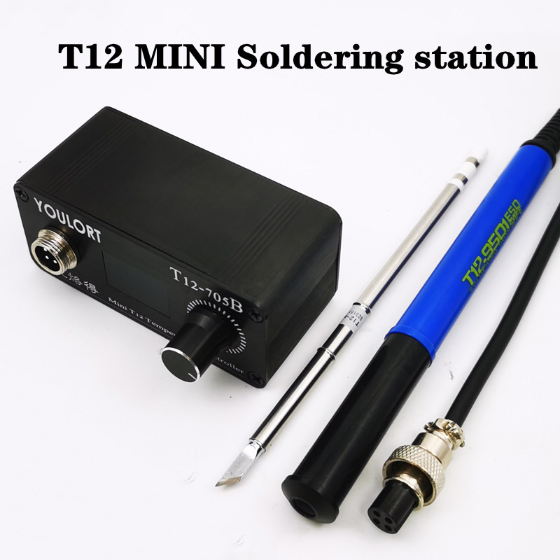 MINI T12-705B stacja lutownicz – T12 Soldering Station Oled recenzja i cena