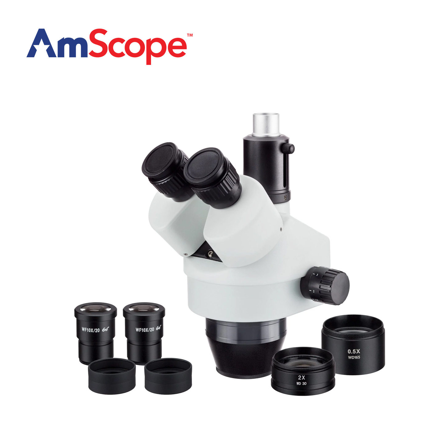 Głowica mikroskopu stereoskopo – Trinocular Stereo Microscope 7X-45X recenzja i cena