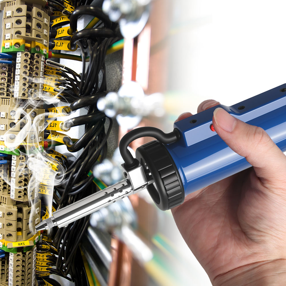 Elektryczna odsysarka do cyny  – Desoldering Pump Electric Vacuum Station recenzja i cena
