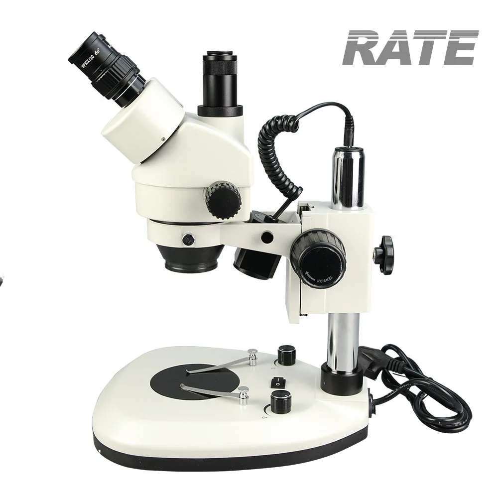 Mikroskop trójokularowy optycz – Trinocular Stereo Microscope 7X-45X recenzja i cena