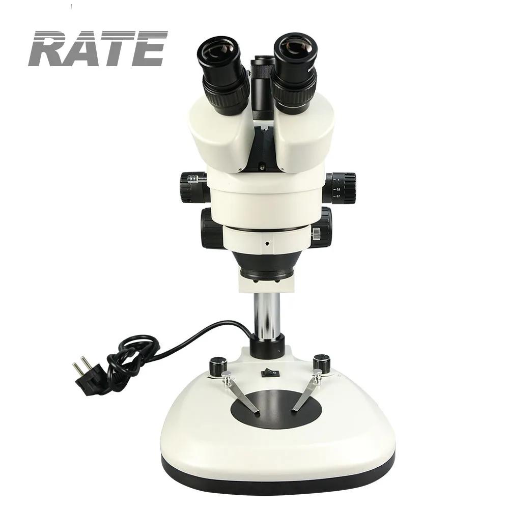 Mikroskop trójokularowy optycz – Trinocular Stereo Microscope 7X-45X recenzja i cena