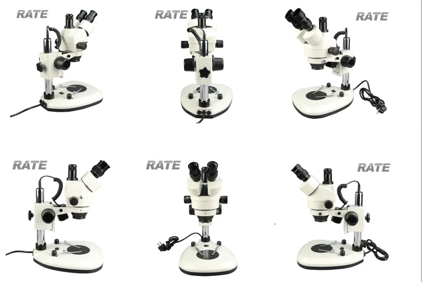 Mikroskop trójokularowy optycz – Trinocular Stereo Microscope 7X-45X recenzja i cena