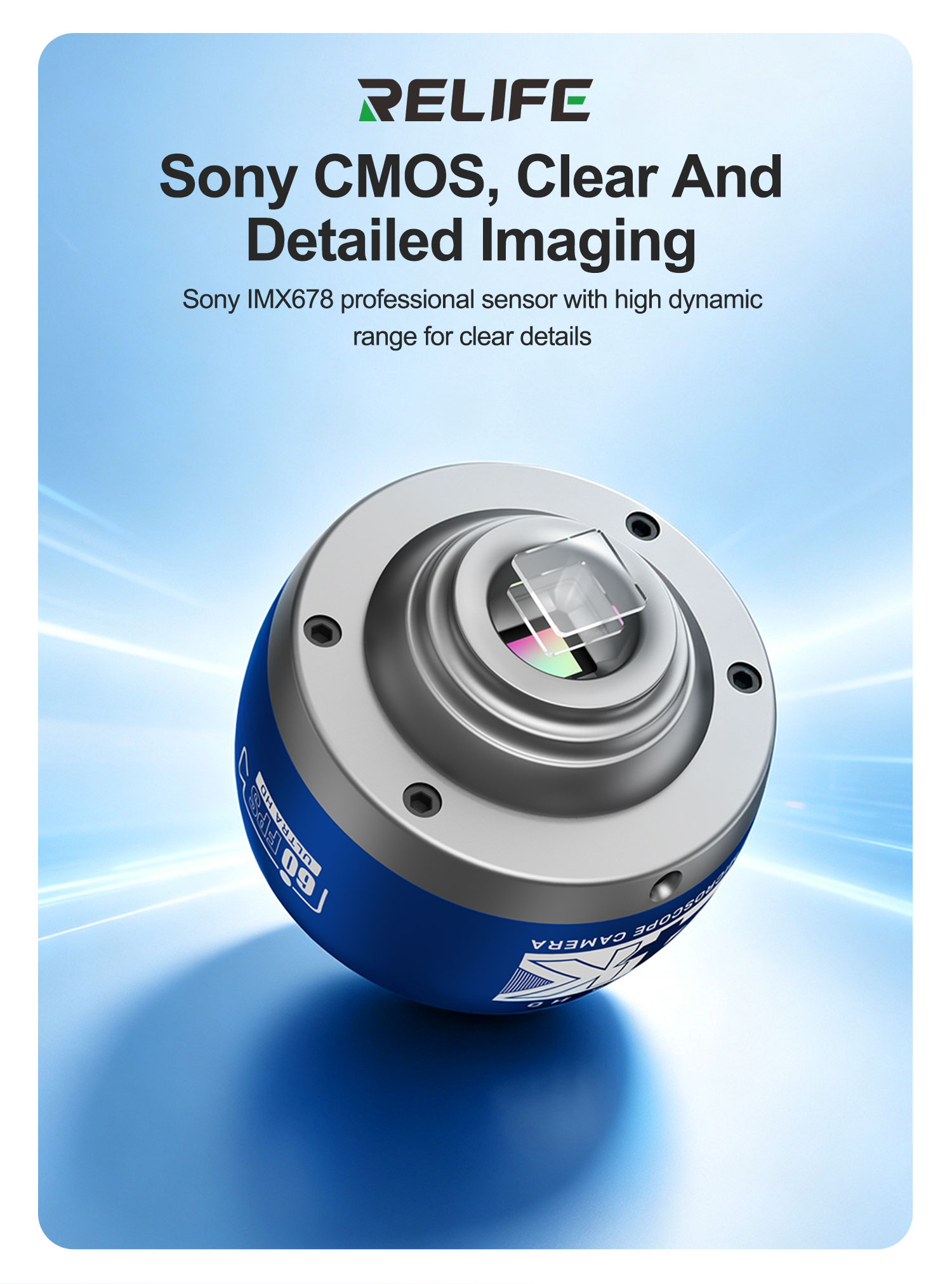 RELIFE MC5 – kamera mikroskopo – 4K Microscope Camera Sony Sensor recenzja i cena