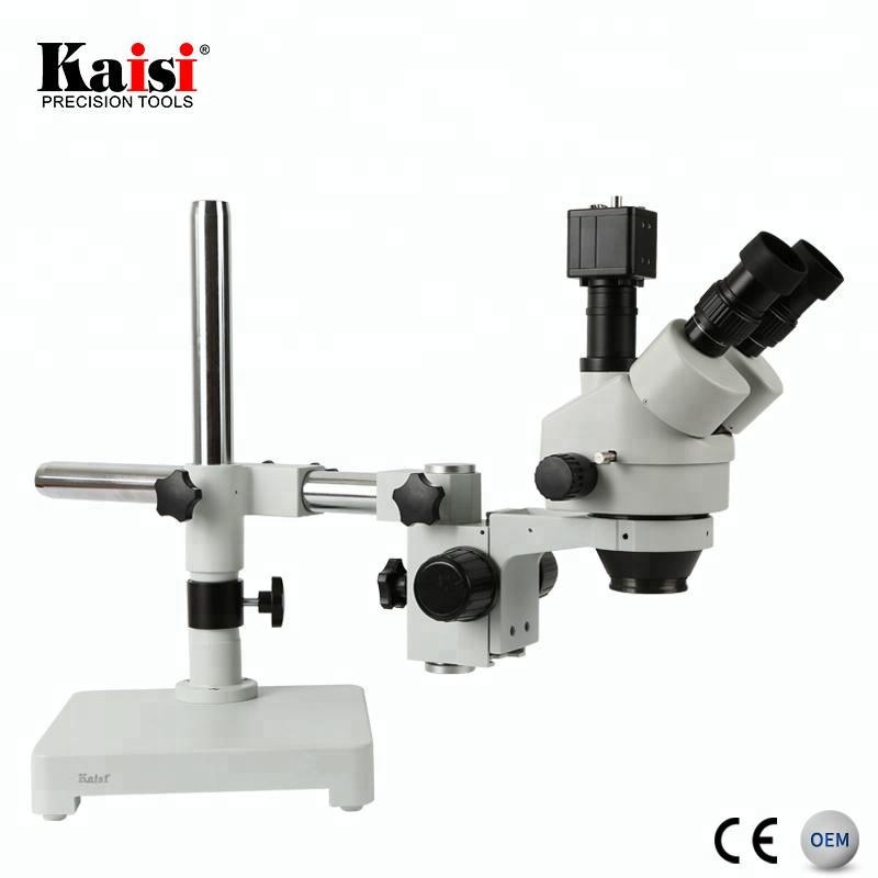 Mikroskop trójokularowy stereo – Trinocular Stereo Microscope 7X-45X recenzja i cena