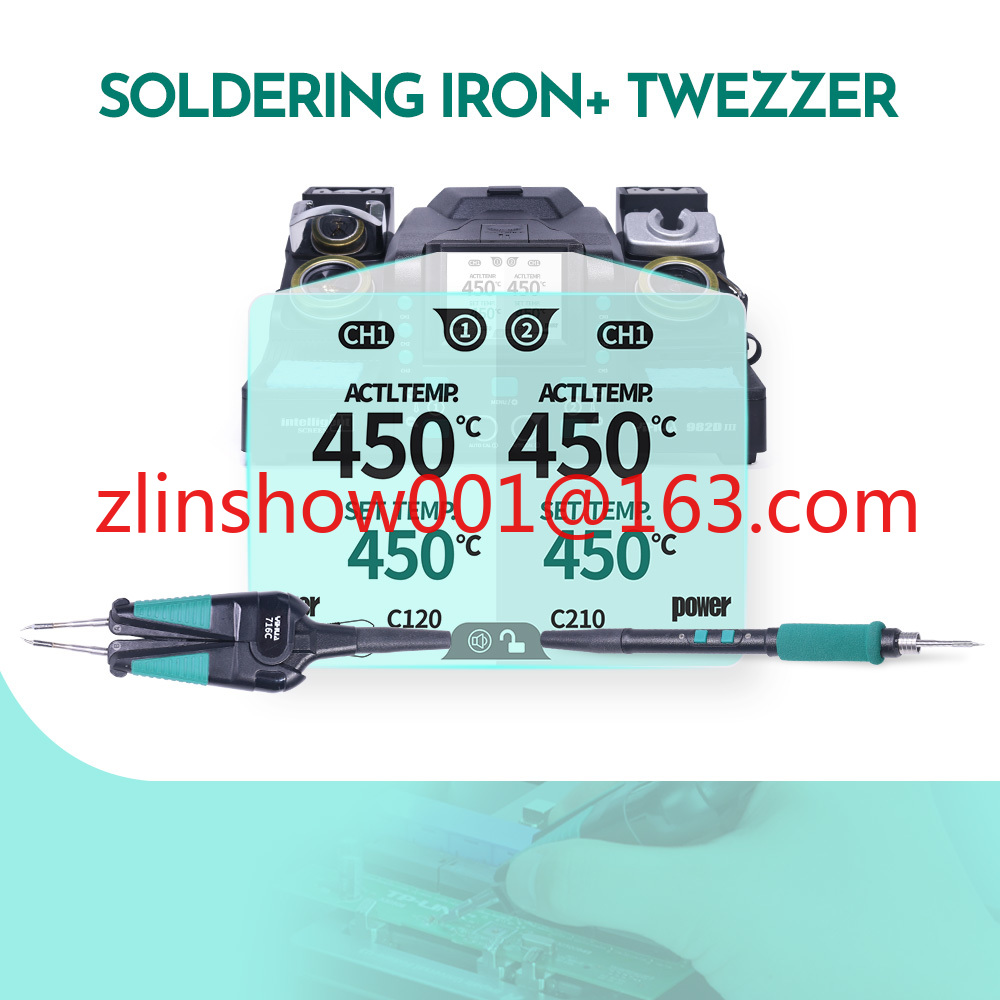 Precyzyjna pęseta, lutownica,  – C210 Precision Soldering Station recenzja i cena