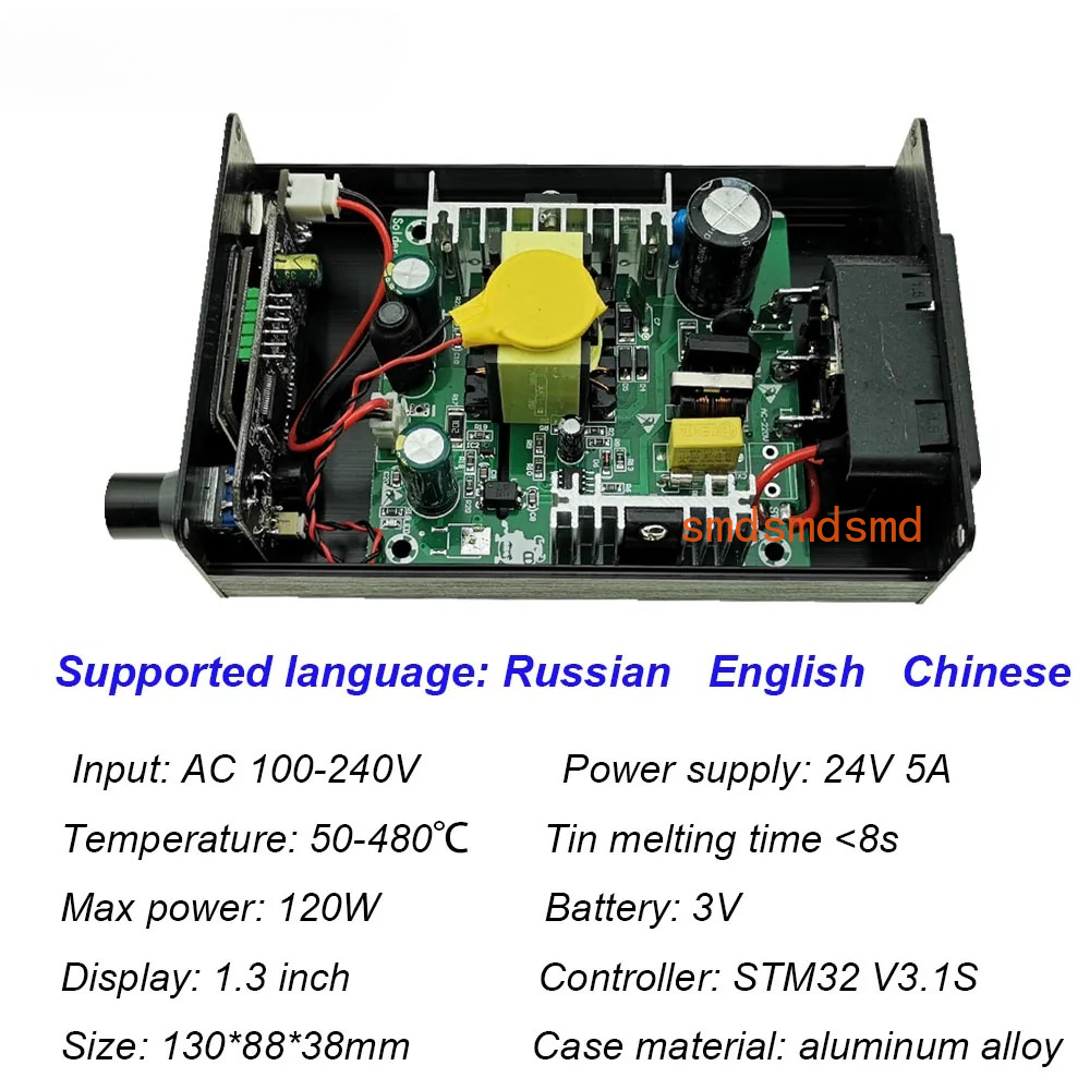 Stacja lutownicza STM32 V3.1S  – T12 Soldering Station Oled recenzja i cena